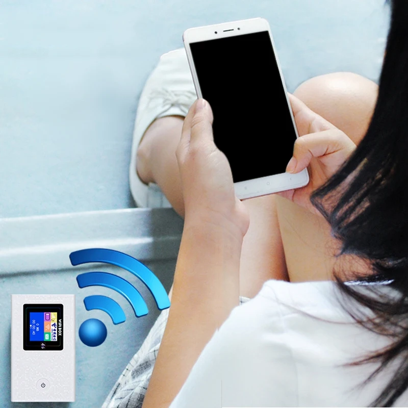 Portable 4G Wifi Router Lte Wireless 6800MAh Battery Power Bank Hotspot Unlocked Car Mobile with Sim Card Slot | Компьютеры и офис
