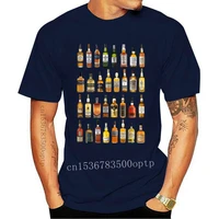 new men single malt whisky tops t shirts whiskey bottles fathers day gift crazy tops camisas hombre cotton tshirts