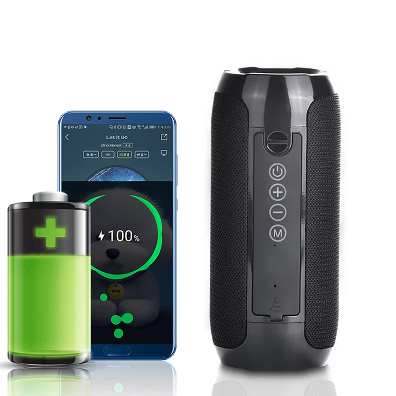 Bluetooth-Колонка TG117 водонепроницаемая портативная уличная колонка с поддержкой