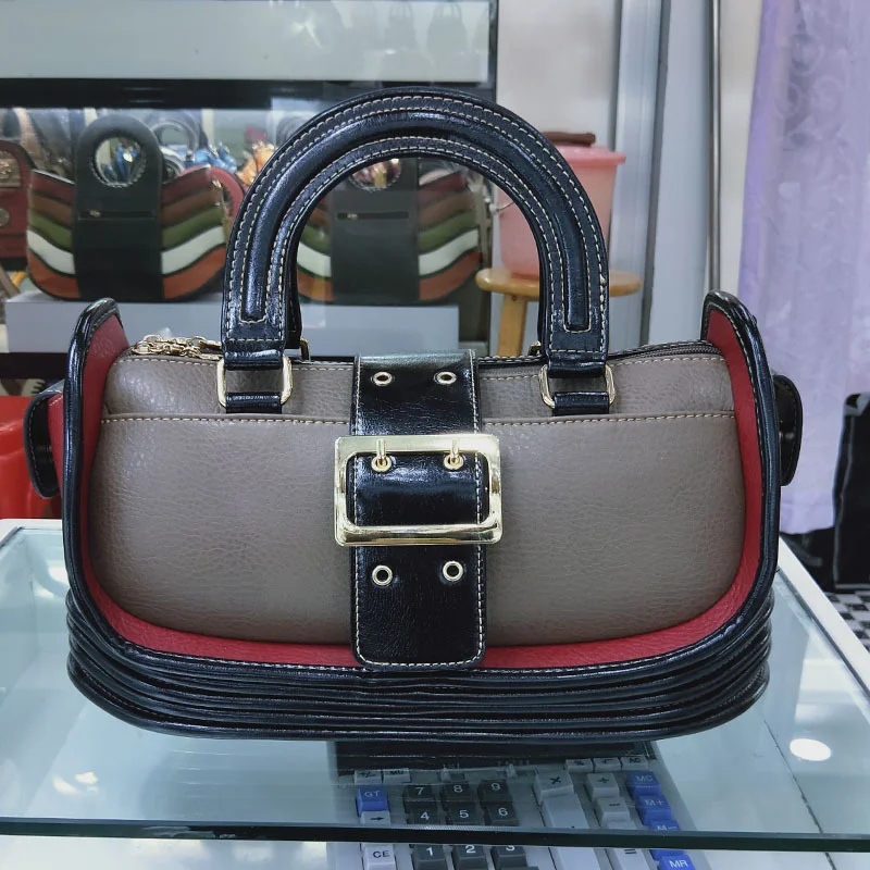 

Women's bag 2021 fashion buckle organ bag