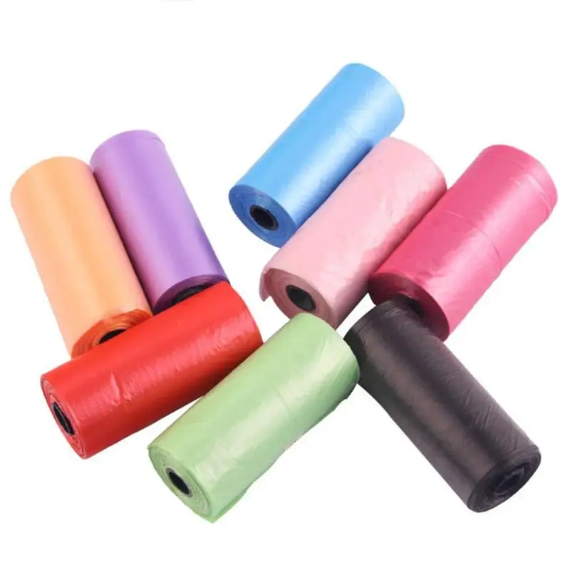 1roll random Практичная для домашней Собаки Сумка Капсула Тип кошка держатель мусора диспенсер - Цвет: 1roll random
