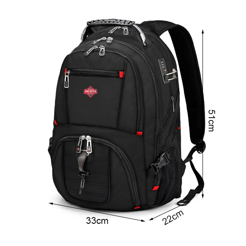 Дорожный рюкзак с защитой от кражи для мужчин деловой портфель ноутбука 17 3 дюйма