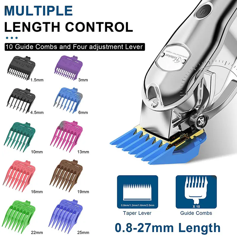 Профессиональный парикмахерский триммер для волос IPX7 мощная электрическая