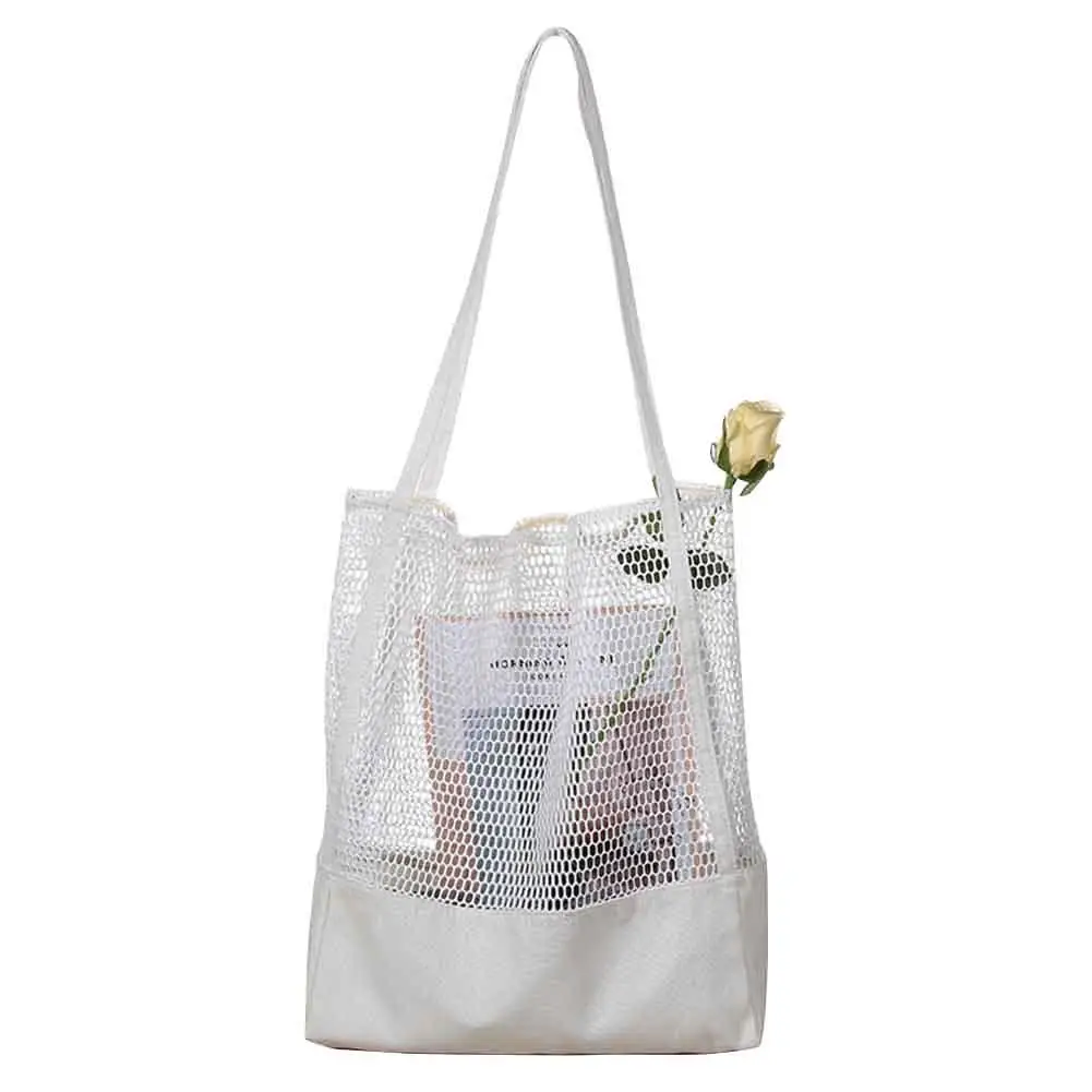 Модная сумка на плечо для девочек пляжные ручные сумки в Корейском стиле с