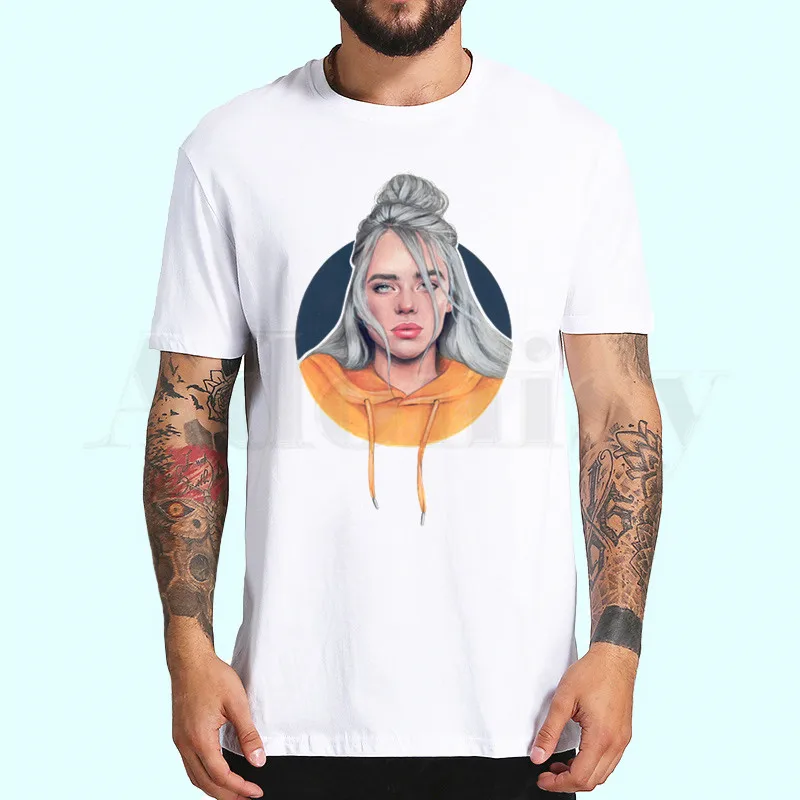 Вечерние футболки с принтом I'm Not Your Favor - Billie Eilish весенние топы летние для мужчин