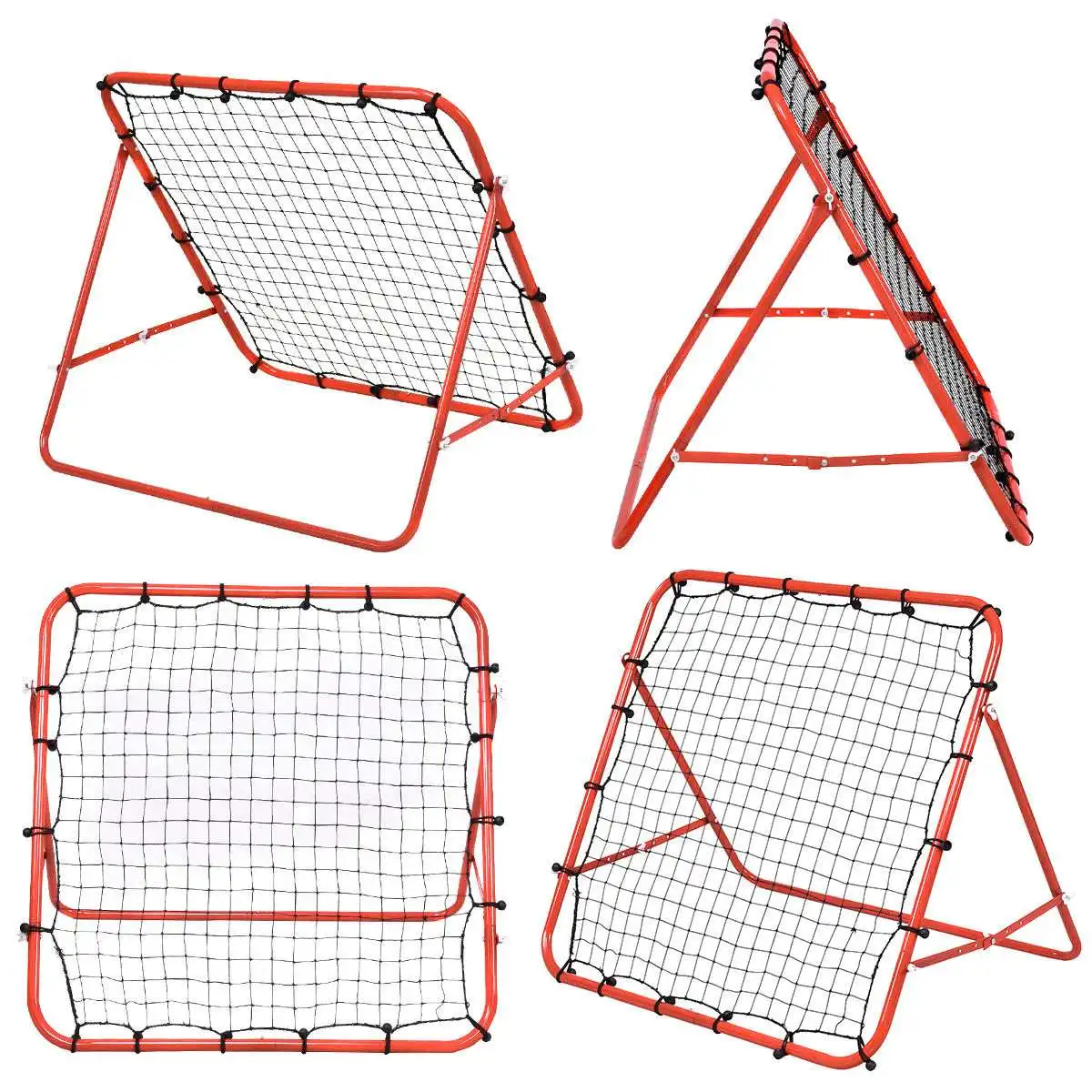 Футбольная сетка с отскоком стальная трубка футбольные ворота тренировочная для