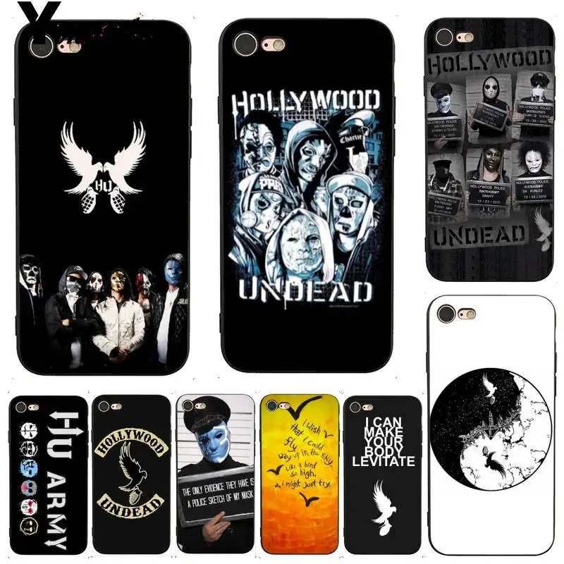 Yinuoda для iphone 7 6 X Чехол Голливуд Undead роскошный высококачественный чехол телефона
