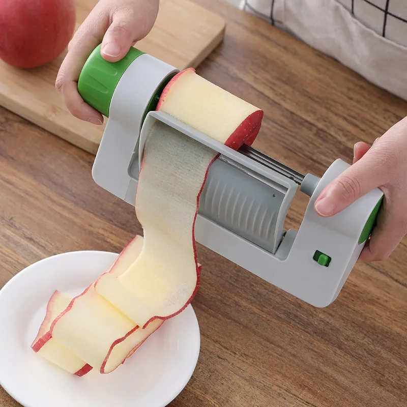

Kitchen Utensils Household Multifunctional Peeler Manual Rotary Fruit and Vegetable Slicer Potato Apple Cutter