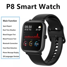 P8 Smart Watch 2020 men Smartwatch sport Watches women whatch health monitor connected wrist band Smartwach fitness tracker