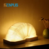 fstenpus valentines day gift accordion lamp retractable lamp bluetooth audio portable led lamp bedside usb night lamp
