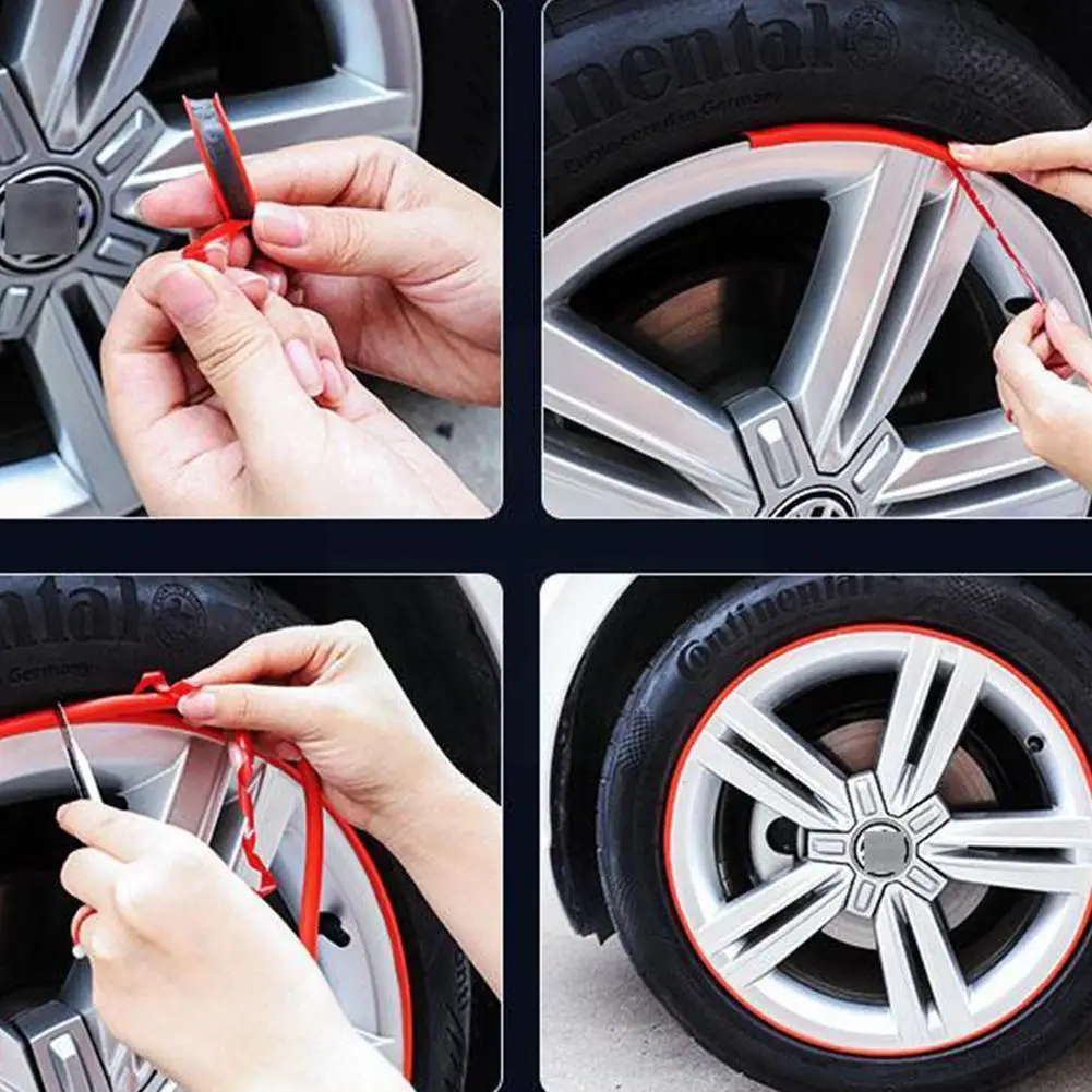 8 м ступицы автомобильного колеса отделка декоративные противоскользящая полоса