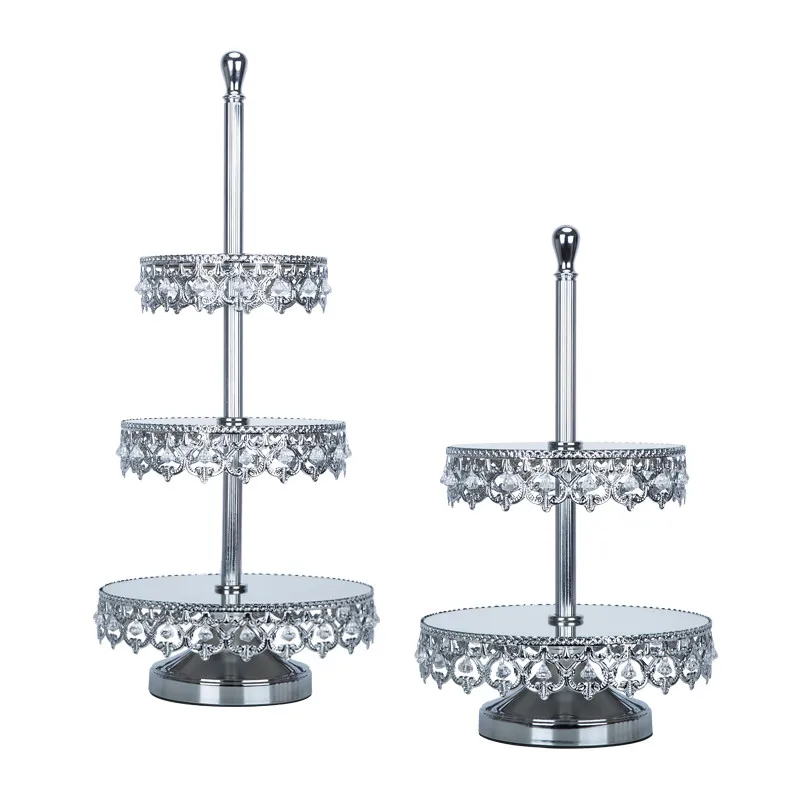 Tobs набор зеркальных подставок для торта металлическая подставка помадки кекса