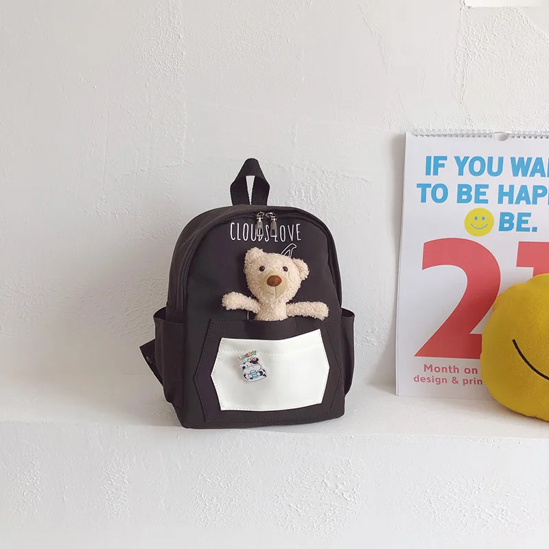 Children's Backpack New Cartoon Cute Bear Backpack Western Style Girl Princess Small Backpack Kindergarten School Bag