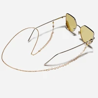 sweet elegant hollow star glasses chain unisex classic anti slip metal sunglasses necklace