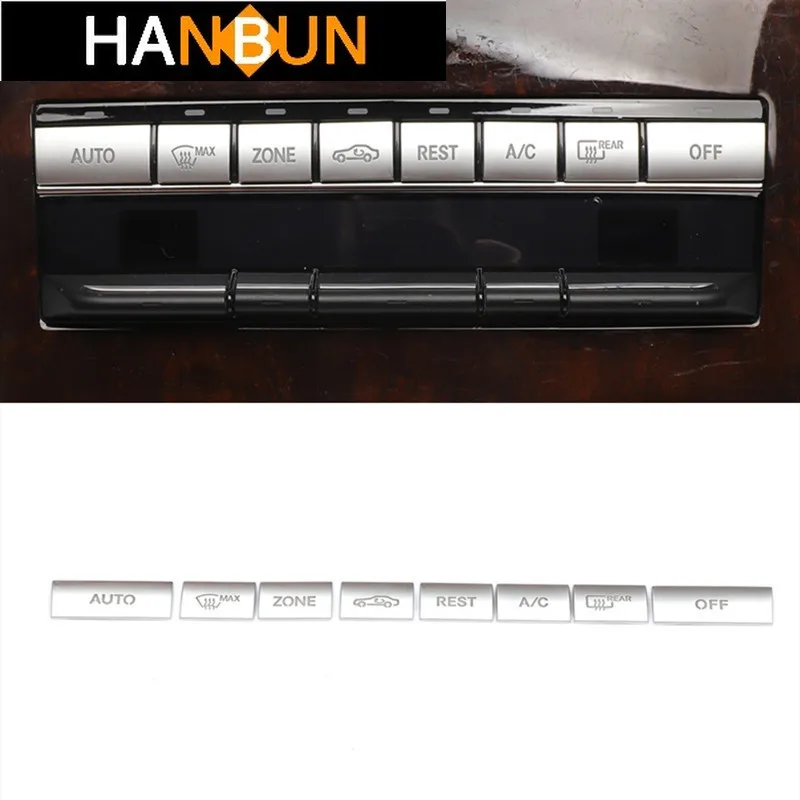 

Car Console Air Conditioning Buttons Decoration Cover Trim For Mercedes Benz E Class W212 C207 2009-2015 Interior Accessories