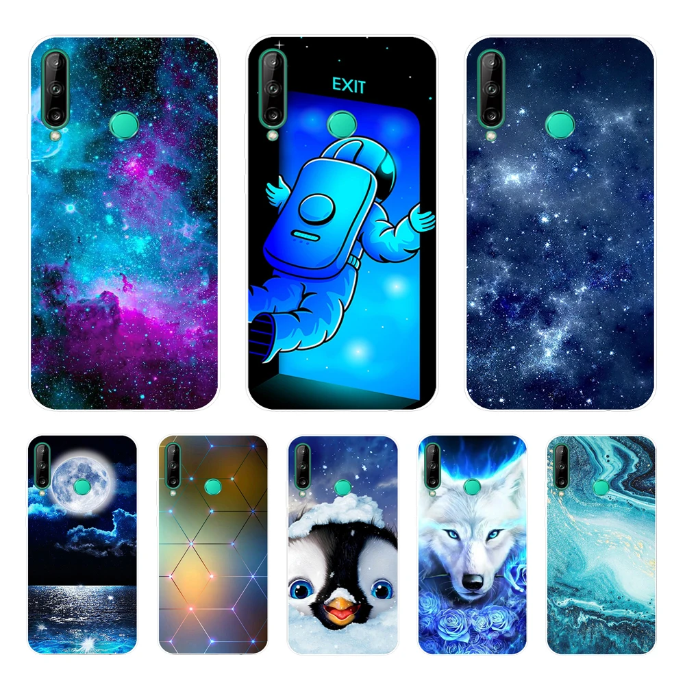 Чехол для HONOR 9C, 6,39 дюйма, мягкий силиконовый чехол из ТПУ для телефона Huawei Honor 9C, 9 C, задняя крышка, бампер с полным покрытием 360, защитные чехлы