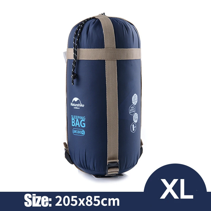 Уличный спальный мешок XL 3 сезона Сверхлегкий конверт трекинг кемпинг
