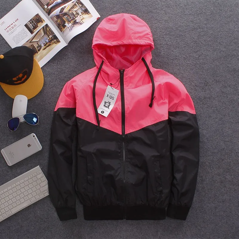 Мужская модная Светоотражающая ветрозащитная куртка на весну и осень Tide Haha