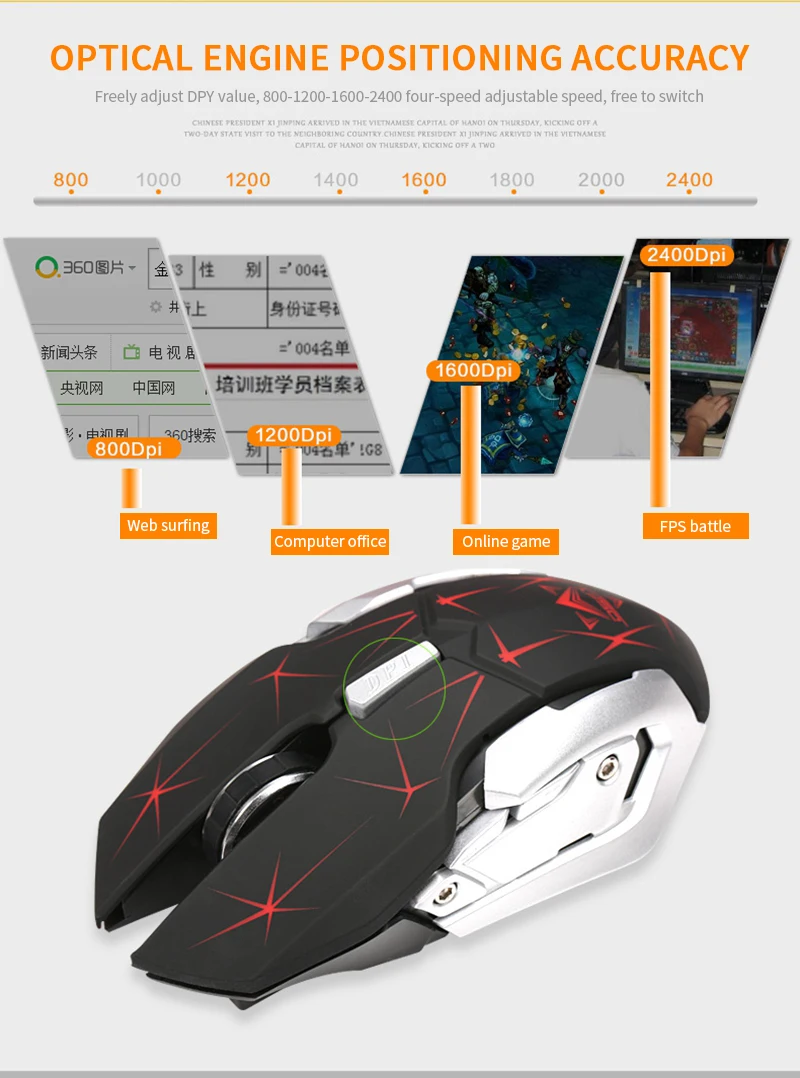 Имитация Механическая игровая клавиатура мышь комбинированная перезаряжаемая беспроводная клавиатура с подсветкой панель из сплава подходит для компьютерных игр