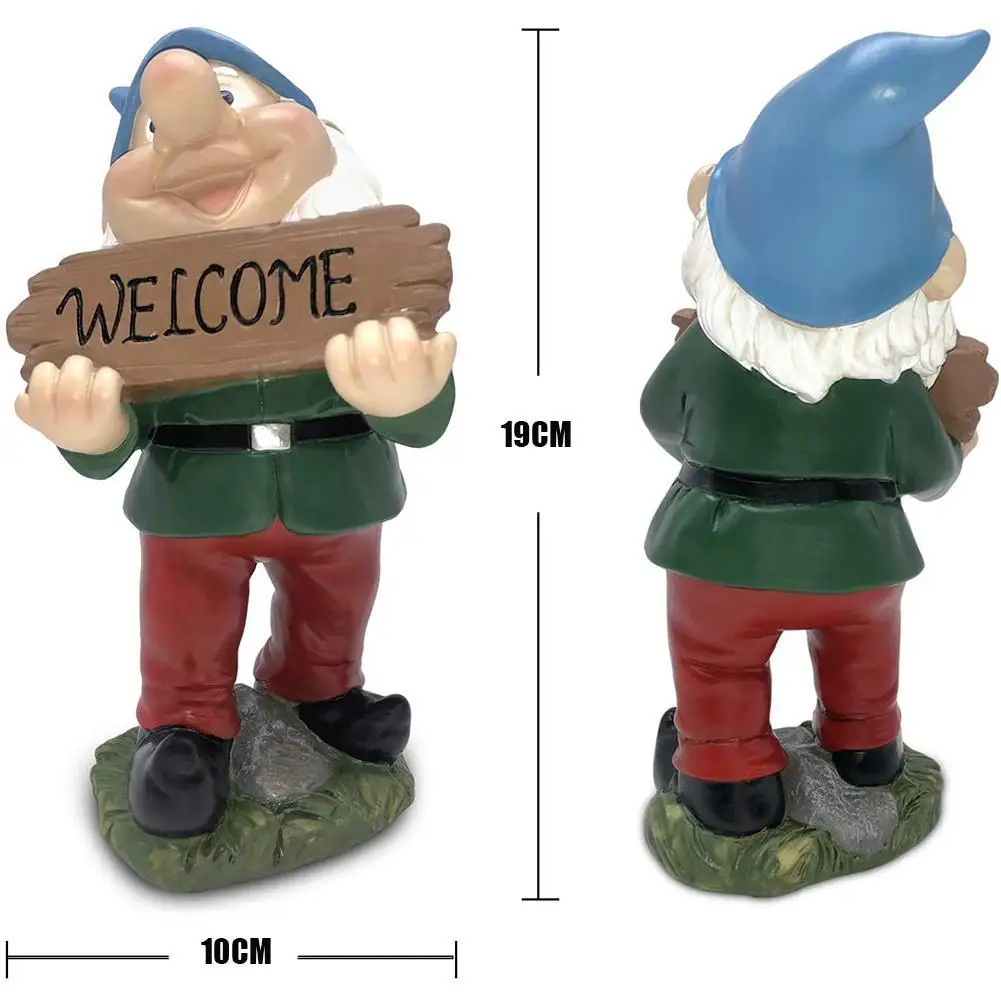 

2021Resin Cartoon Naughty Dwarfs Gnome Funny Garden Outdoor Gift Home Decoration Villa Decoartion Statue Decor Gnome Yard S O4X7
