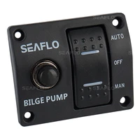 3 way bilge pump switch panel automatic off manual 12v 24v wbuilt in 15a circuit breaker