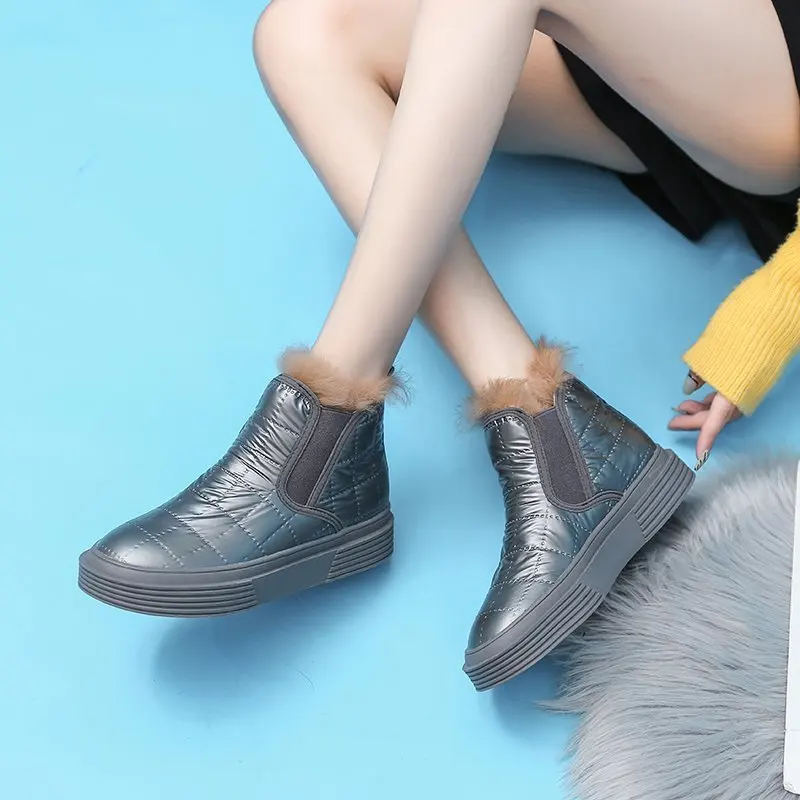 

Women Shoes Winter Ankle Boots For Women Platform Boots Zip High Quality Female Women's Winter Footwear Casual Shoe For Woman