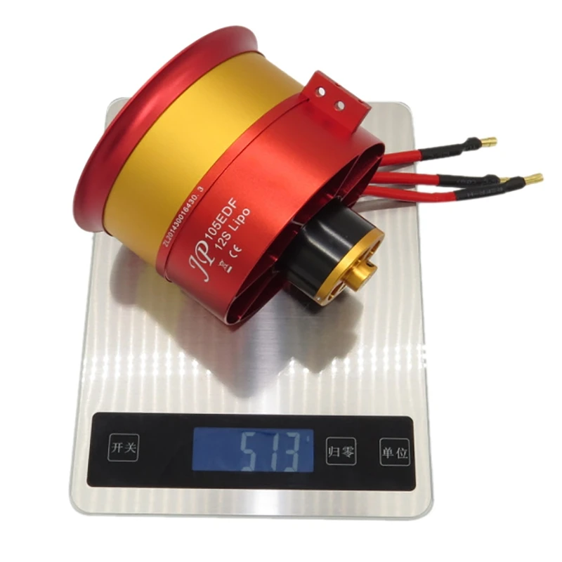 105 мм 4260 875KV 12S воздуховод вентилятор блок с бесщеточным Outrunner двигатель для RC EDF Jet