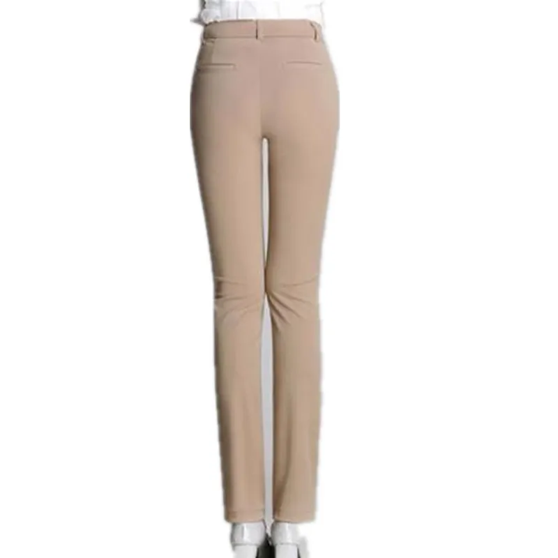 Офисные белые кружевные сексуальные узкие брюки-карандаш размера плюс из хлопка