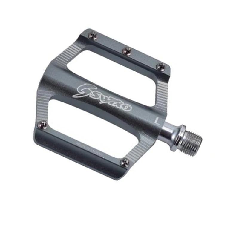 

SWTXO Mountain Bike Pedal Mountain Road Folding Bicycle Bearing Pedal Foot Ultralight Aluminum Alloy Big Foot Pedal Universal