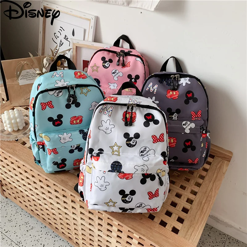 Детский рюкзак Disney для детского сада миниатюрная школьная сумка с принтом Минни