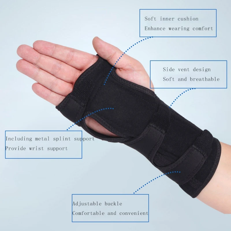 

Adjustable Wrist Brace Wrist Support Sports Wrist Brace Compression Basketball Badminton Wrist Brace
