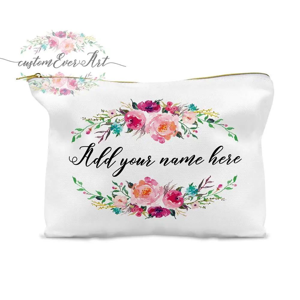 Изготовленная на заказ косметичка для макияжа сумка женщин Персонализированная