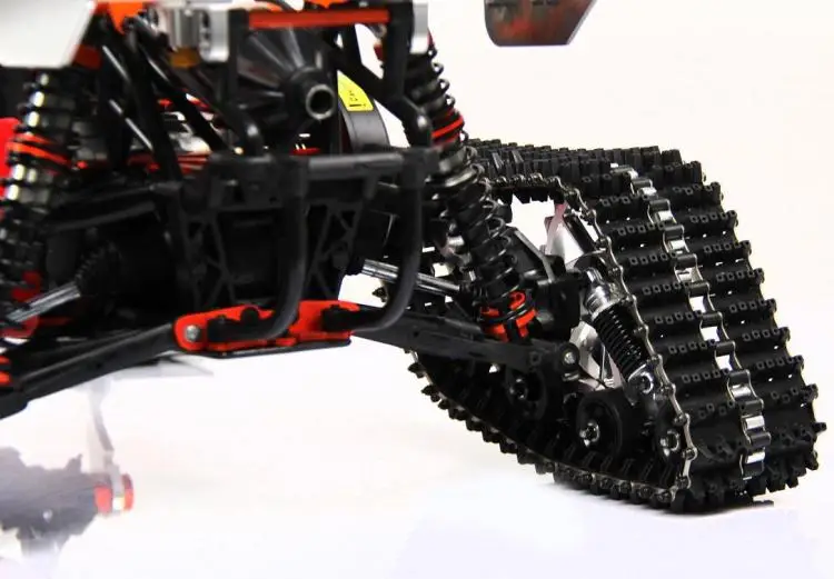 Металлический снегоход песковод комплект заднего колеса для HPI Baja 5T запчасти KM