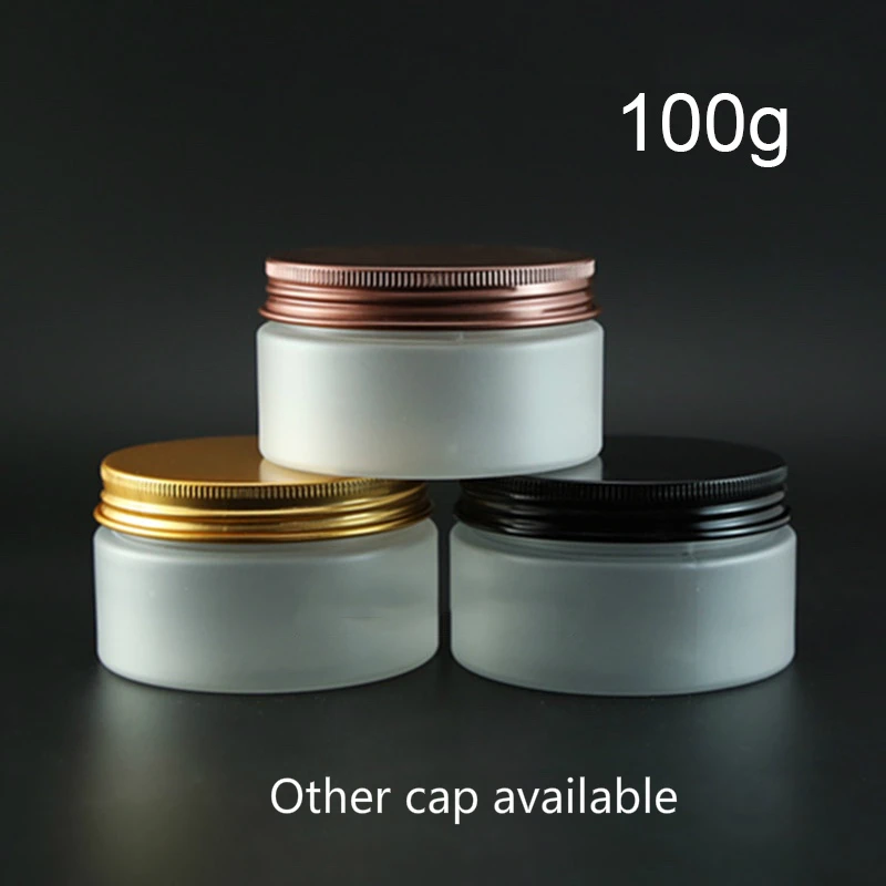 

10pcs 100g Empty Matte Clear Refillable Jar Cosmetic Lotion Container Tea Candy Cream Coffee Frost Plastic Bottle Free Shipping