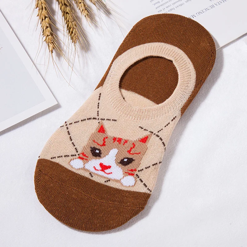 5 пар/лот Носки с рисунком единорога кота лисы милые женские носки принтом