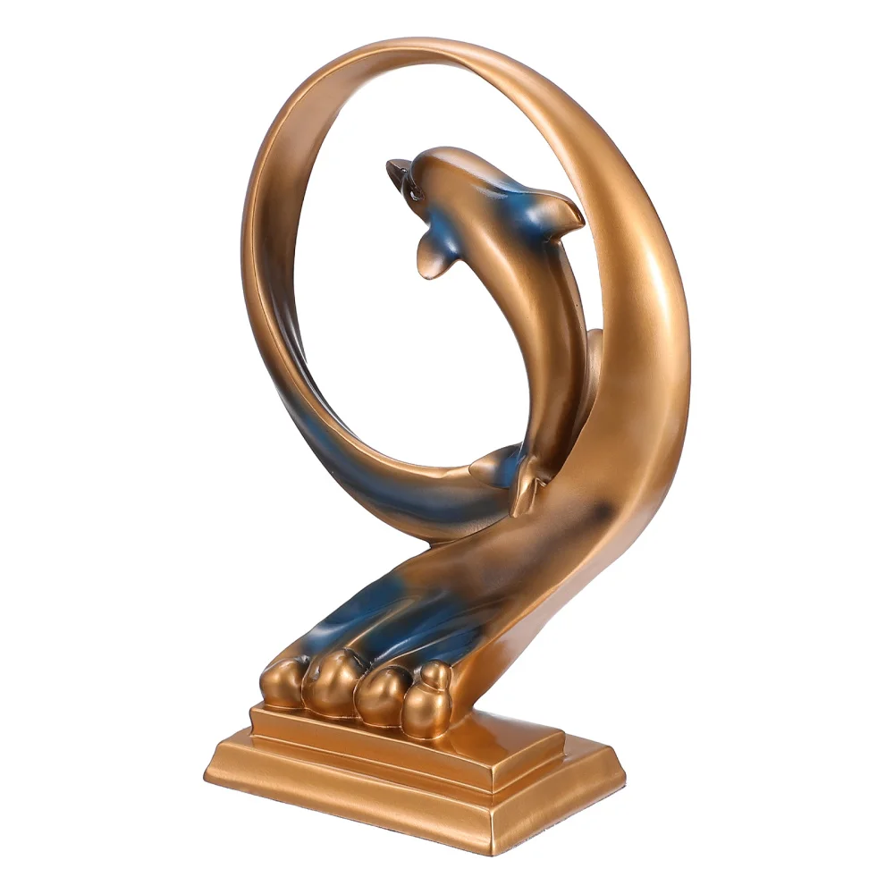 

Creative Dolphin Decor Dolphin Tabletop Decor Desktop Dolphin Ornament