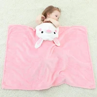 baby blankets newborn cute cartoon infant swaddling winter warm fannel hooded baby blanket swaddle 0 36m baby bath towel