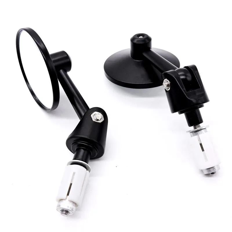 

Motorcycle Rearview Mirror Modified Cool Small Round Mirror Handle Mirror Universal Electric Car Scooter Rearview Mirror