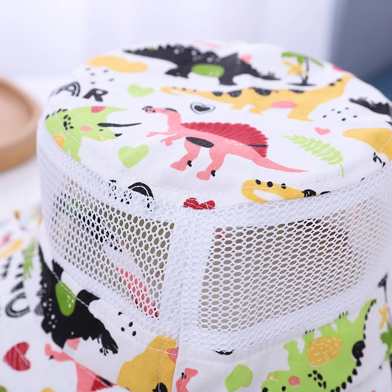 

Summer Children's Sunscreen Hat Cartoon Print Children Fisherman Cap Printing Hat