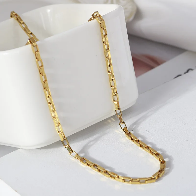 

Unisex hip hop style chain necklace short and long necklace for men and women jewelry choker