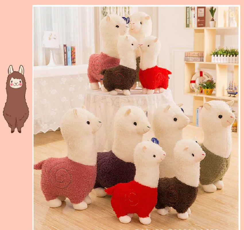

2021 hot alpaca plush toy doll gift for children