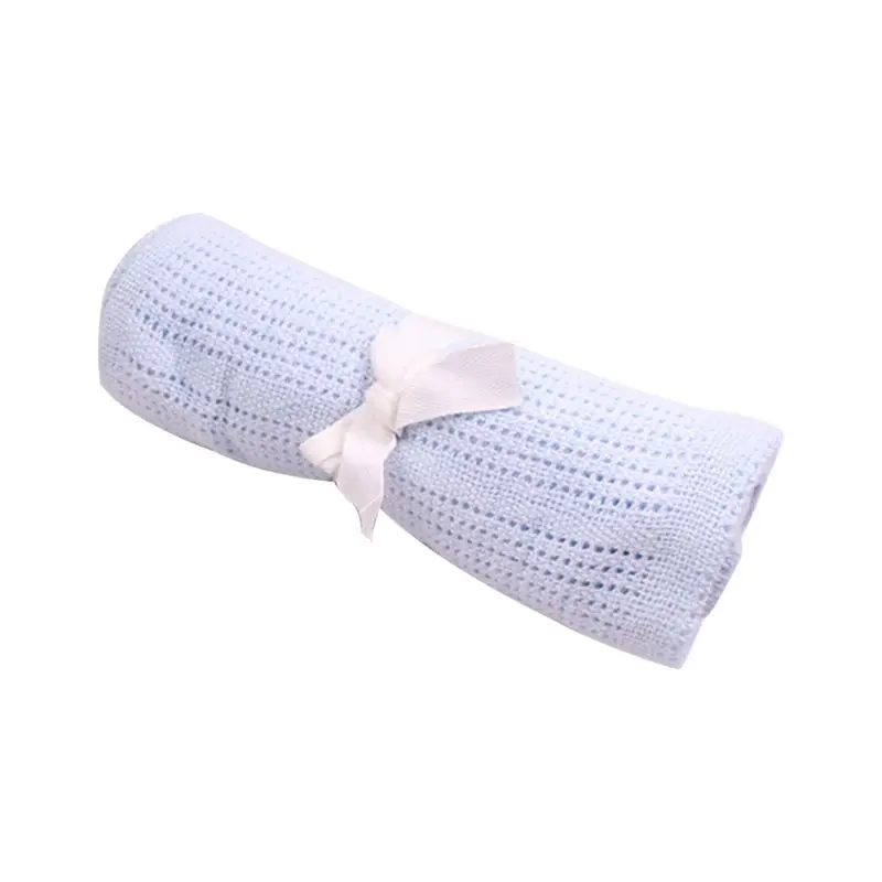 

C5AF Summer Baby Cotton Blanket Candy Color Kids Stroller Travel Blankets Newborn Bedroom Swaddle Toddlers Photography Props