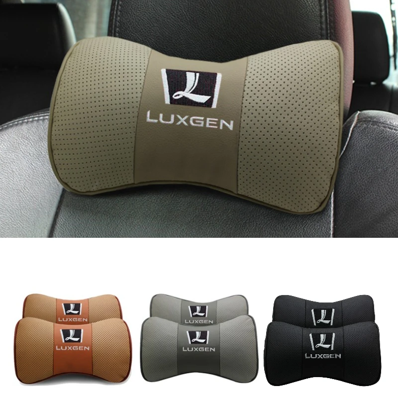

Автомобильные аксессуары, подголовник из натуральной кожи для Luxgen 3 5 7 U5 U6 U7 Master CEO MPV SUV 7 MPV 7 SUV U5 SUV S5, 2 шт.