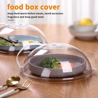 2022 food splash cover heat resistant transparent plastic sealed fresh keeping lid household kitchen cookware accessories