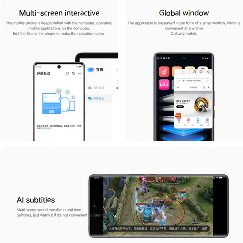original vivo iqoo 8 pro 5g snapdragon 888 plus smartphone 120w fast charging amoled 120hz google play 50mp 12gb ram 512gb rom free global shipping