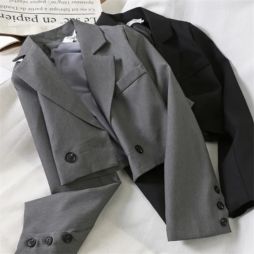 Новинка Осенний Женский блейзер большого размера деловые костюмы весенние