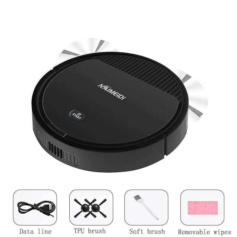 Automatic Robot Three-in-one Smart Wireless Sweeping Wet And Dry Uultra-thin Vacuum Cleaner Machine