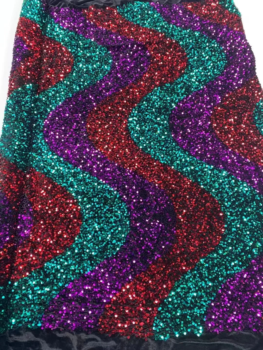 

Красно-зеленая бархатная кружевная африканская кружевная ткань 2021 Высококачественный кружевной материал нигерийские французские блестки...