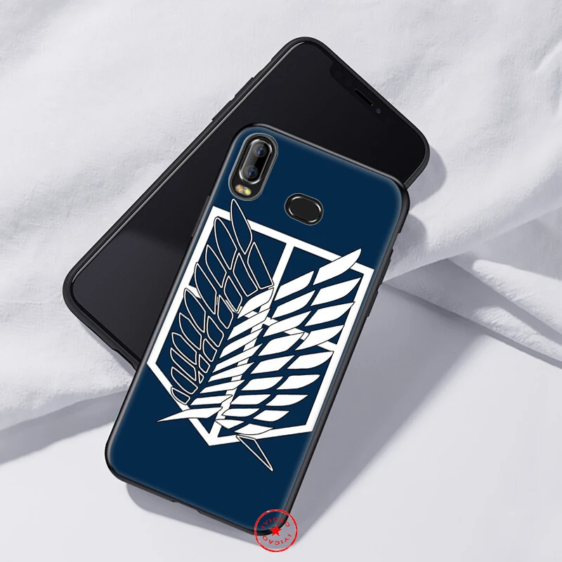 Чехол IYICAO Attack on Titan cool для samsung Galaxy A9 A7 A8 A6 Plus 2018 A3 A5 2017 2016 &amp J6 |