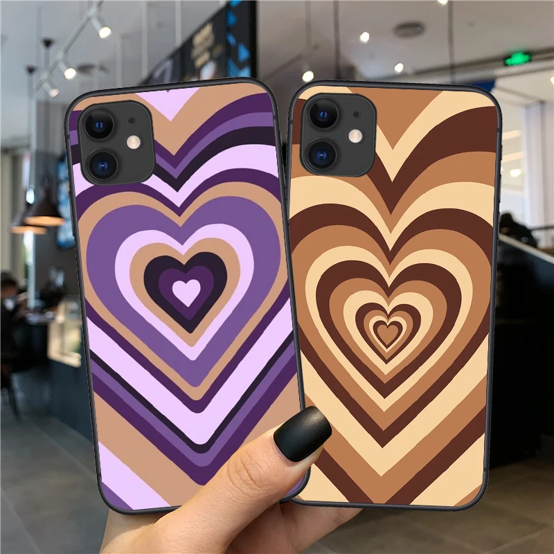 Женский чехол для телефона iPhone 6s 7 8 Plus X Xs Max XR 11 12 MINI Pro SE20 мягкий черный силиконовый